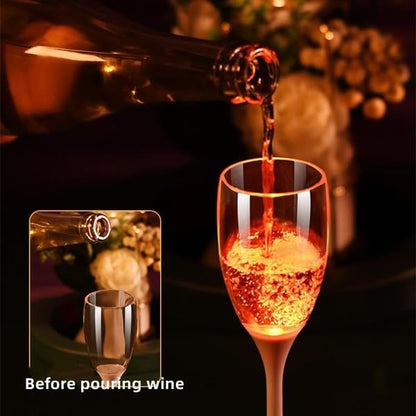 Sparkling Champagne glass.