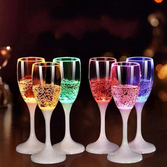 Sparkling Champagne glass.