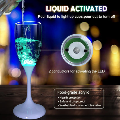 Sparkling Champagne glass.